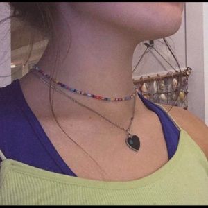 Cute colour bead necklaces